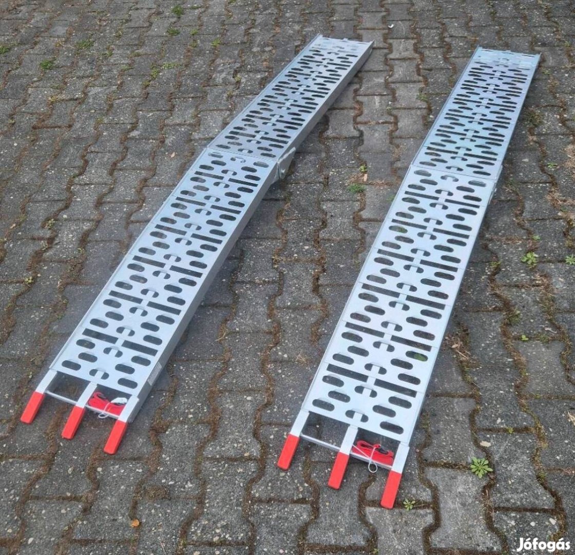 2db Alumínium rámpa felhajtó quad fűnyiró traktor