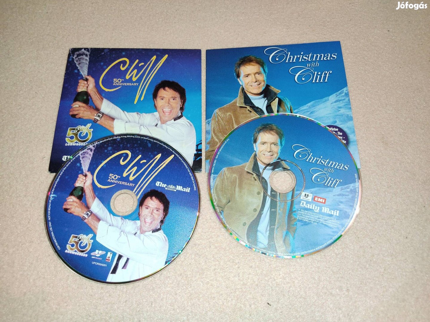 2db Cliff Richard Promo CD (Christmas with Cliff /50th Anniversary)