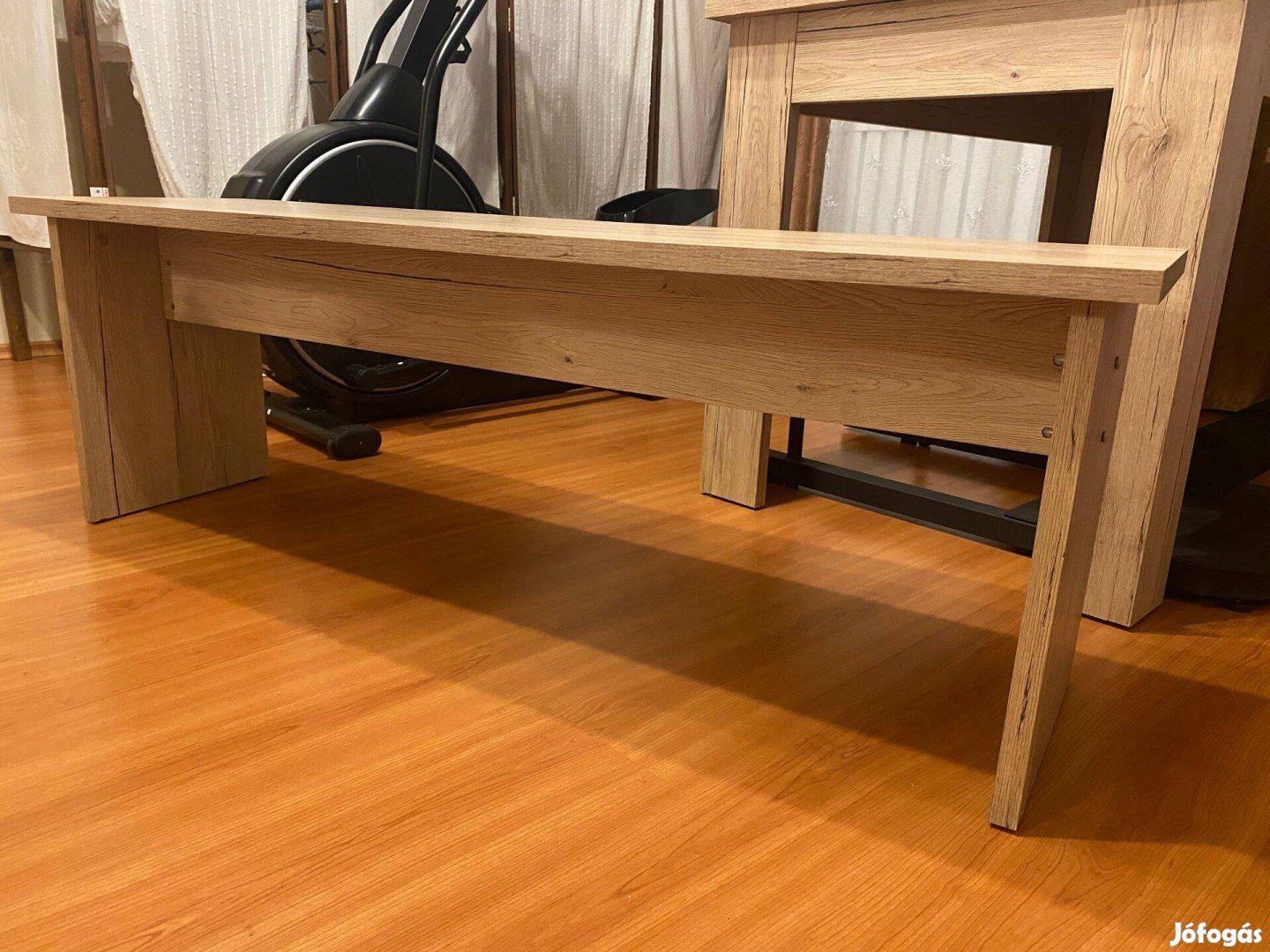 2db Étkező pad Sanremo homok tölgy színben