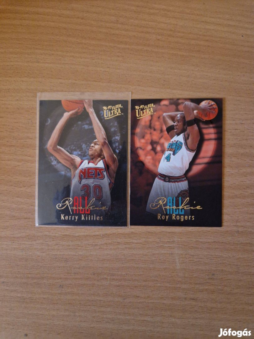 2db Fleer Ultra 1996-97 All Rookie kosaras kártya
