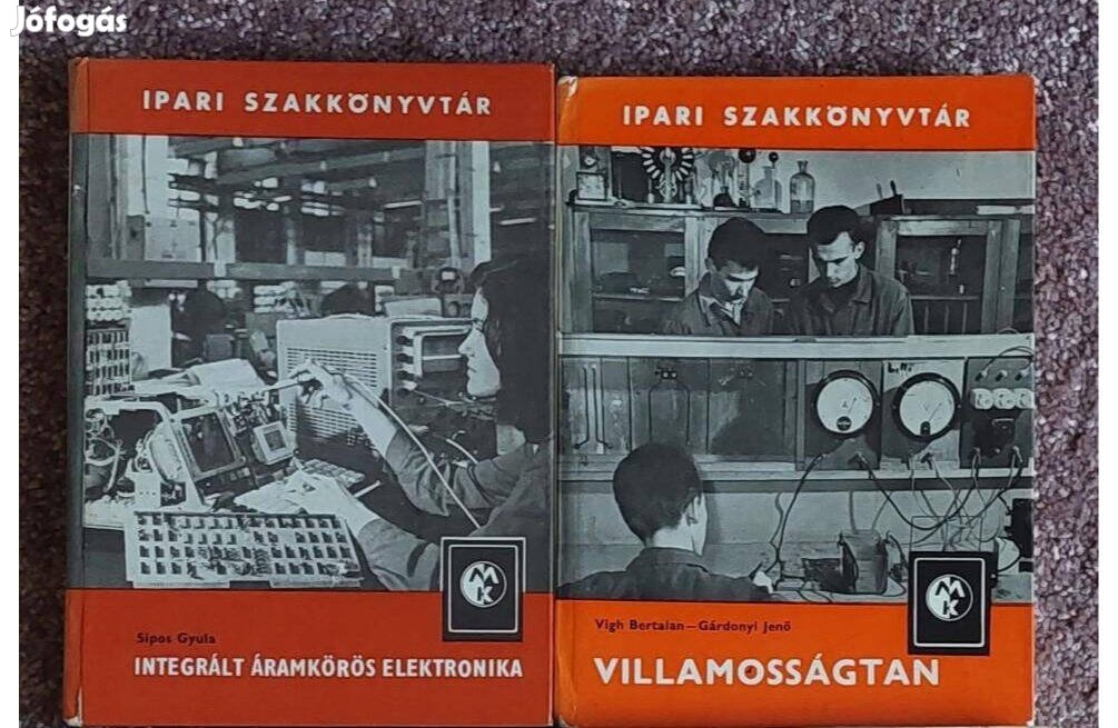 2db Ipari szakkönyvtár könyv