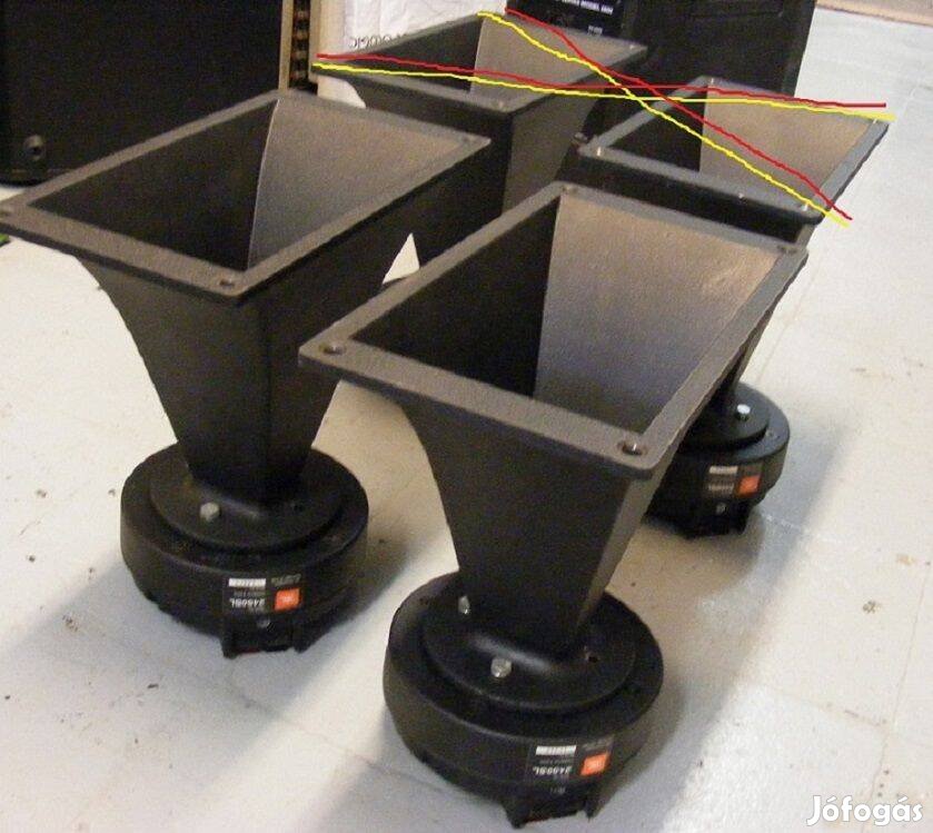 2db JBL 2450SL 2" diver + 4db JBL alutölcsérek. Cserélhetők is
