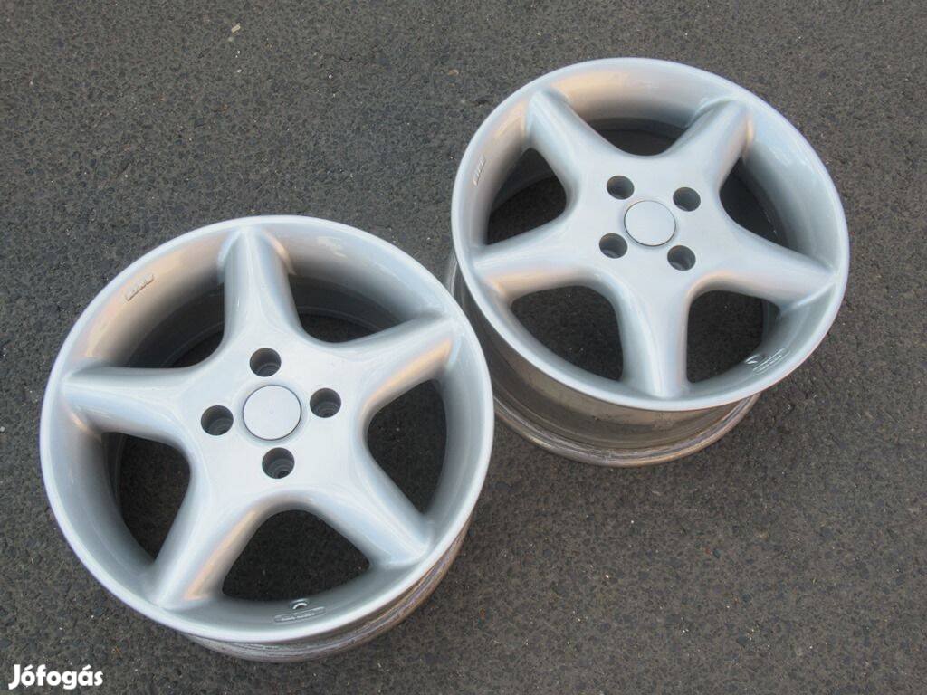 2db King 15" felújított alufelni 4x100 felni utánfutó kerék sólyakocsi