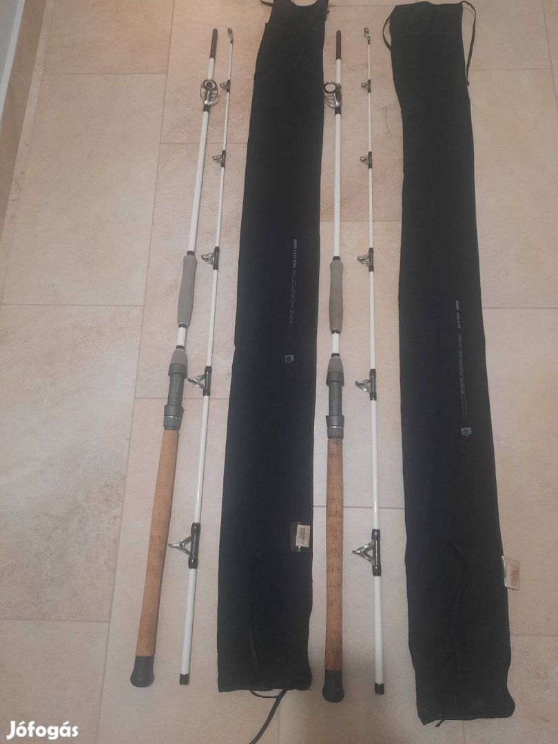 2db Madcat White Deluxe 275cm 150g-350g Harcsázó horgászbot