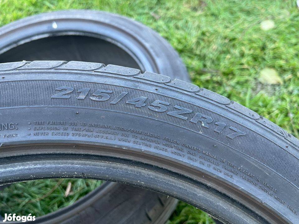 2db Nexen 215/45ZR17 nyári gumi