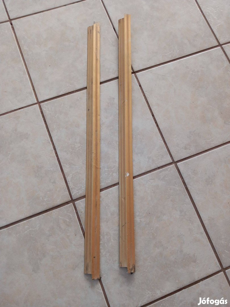 2db O arany küszöb sín 75cm-es vagy burkolat elválasztó
