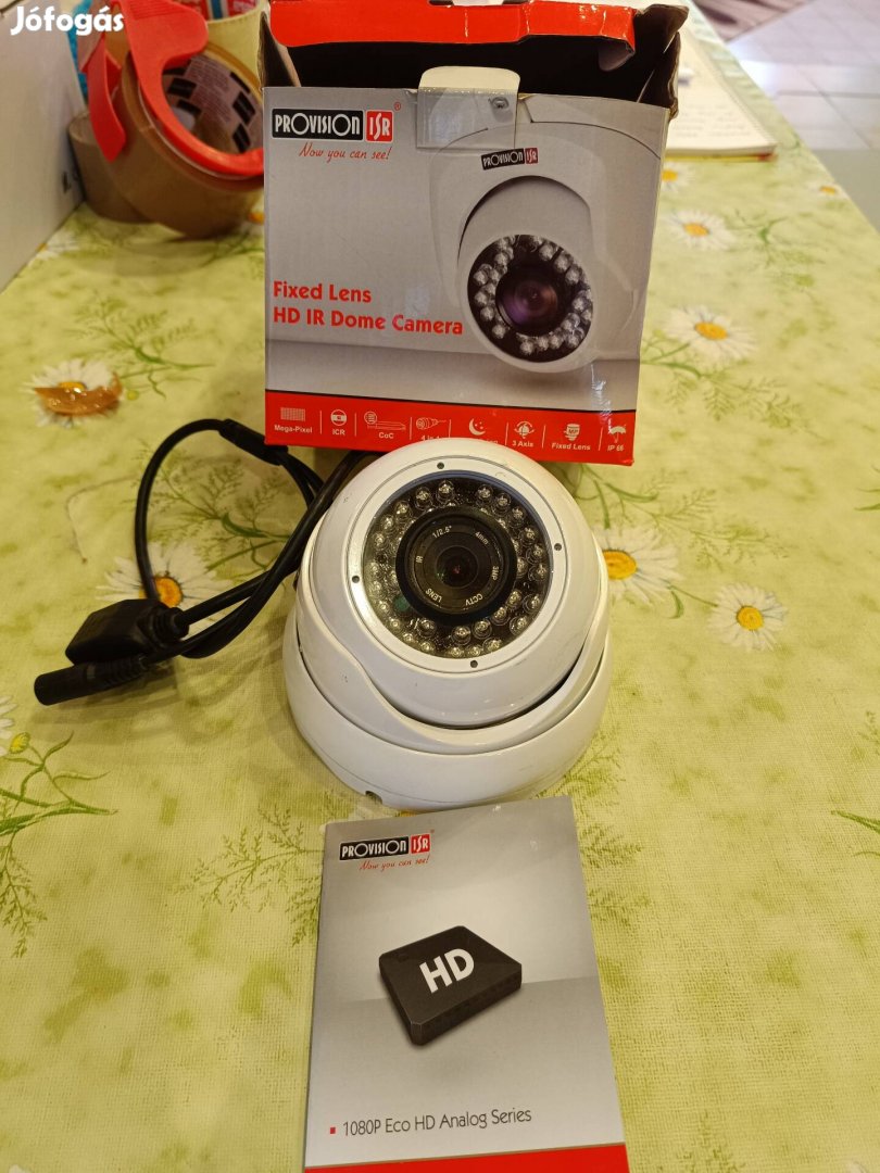 2db Provision-ISR HD IR Dome Kamera - 1080P, éjjellátó