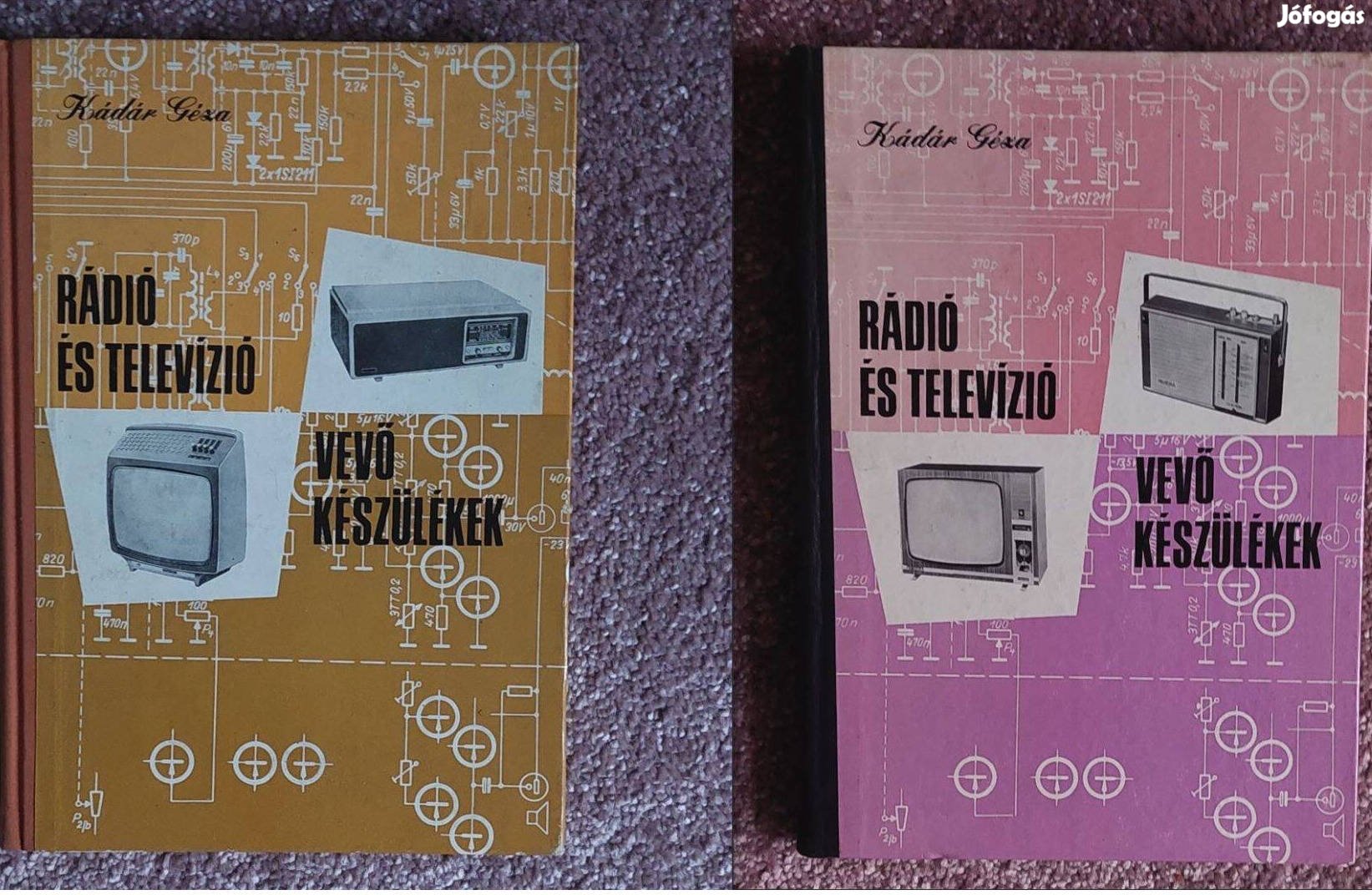 2db Rádió és Televízió vevő készülákek könyv 1970-1971 1972-1975