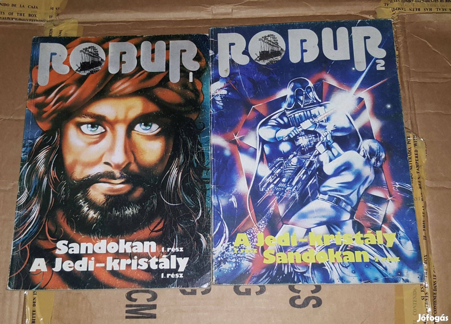 2db Retro Star Wars Képregény Sandokan 1-2 rész