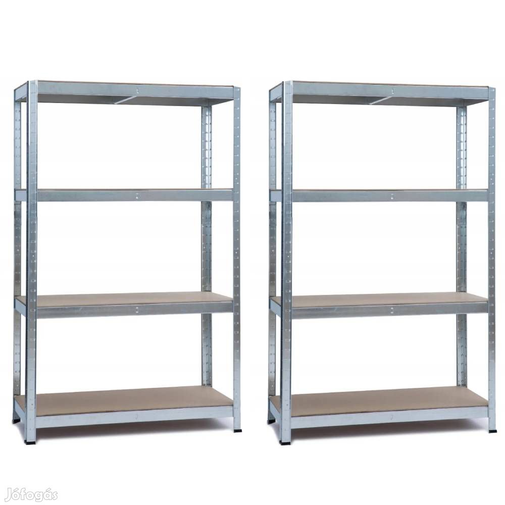 2db Salgó polc, 4 szintes 150x75x30cm, horganyzott (2x4402)