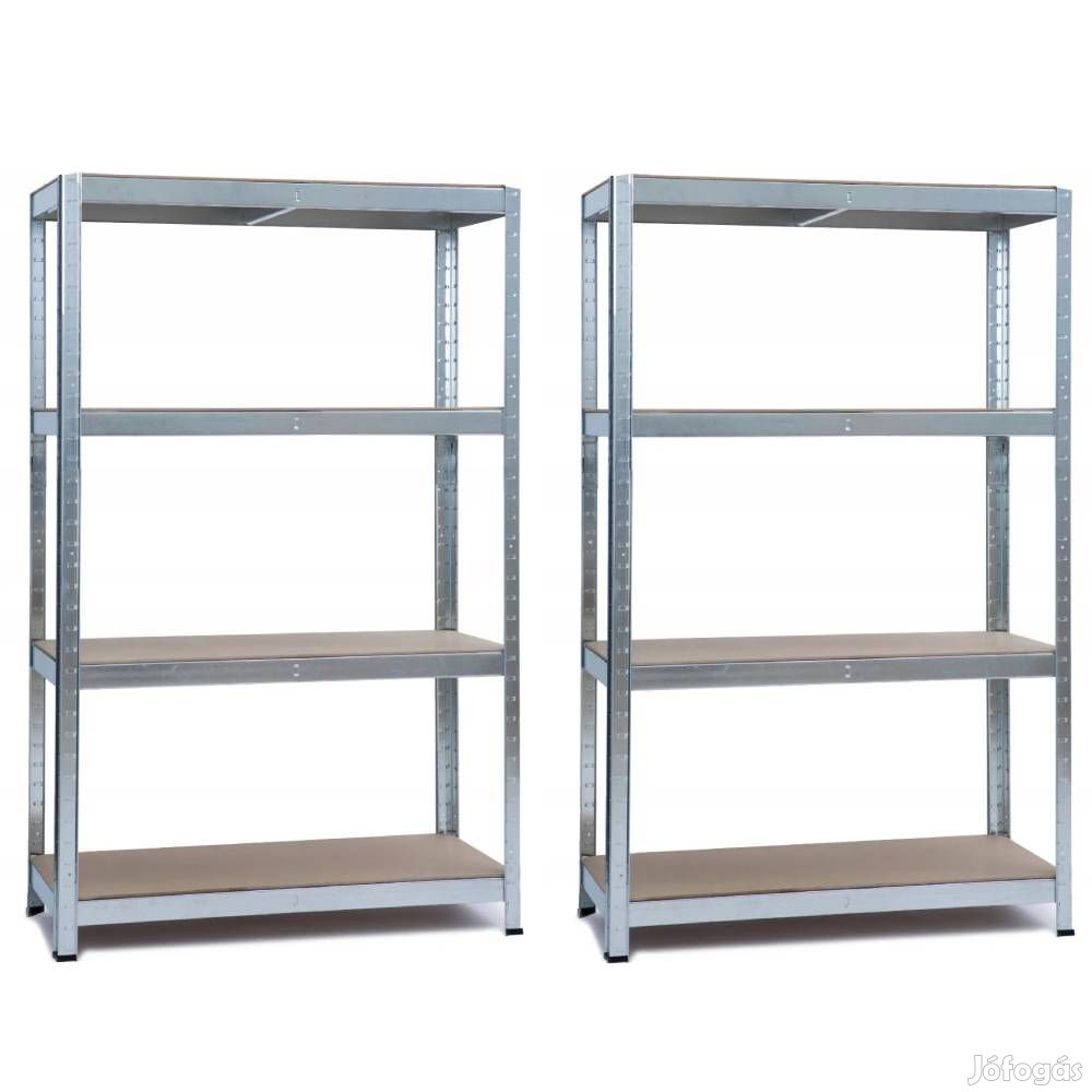 2db Salgó polc, 4 szintes 150x75x30cm, horganyzott (2x4402)