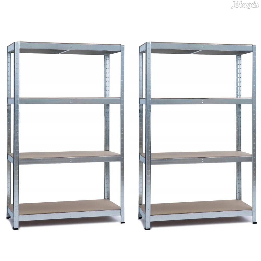 2db Salgó polc, 4 szintes 150x75x30cm, horganyzott (2x4402)