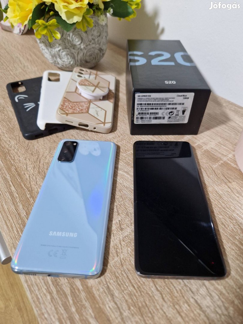 2db Samsung Galaxy s20 kártyafüggetlen telefon eladó