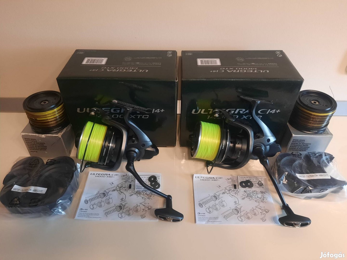 2db Shimano Ultegra 14000 Ci4+ Xtc bojlis orsó