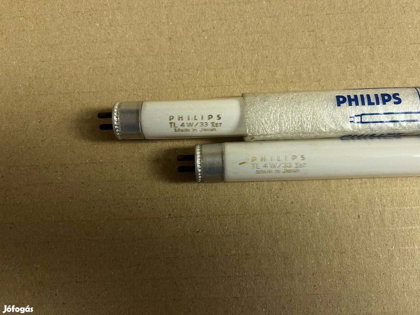 2db T5 4W Philips TL 4W33 fénycső, Made in Japan!