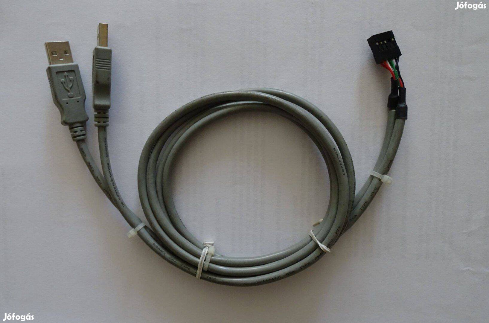 2db USB alaplapi kivezetés