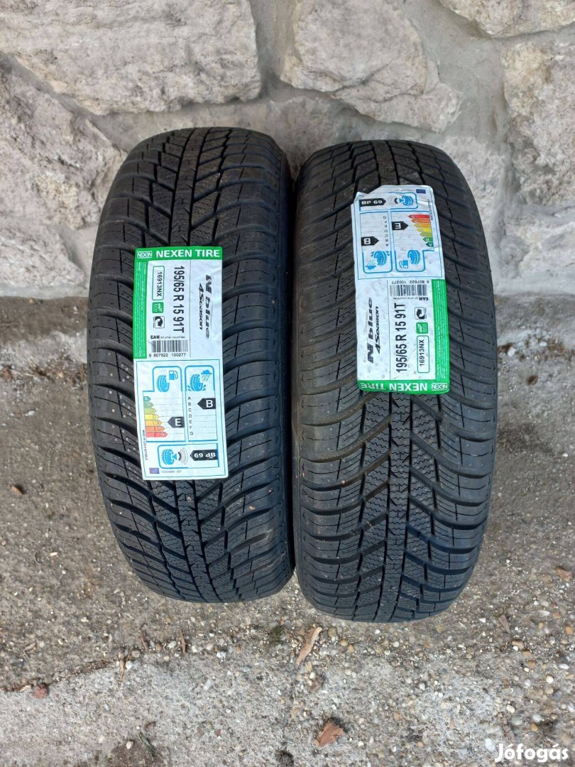 2db Új Nexen 195/65 R15 4 évszakos gumi!