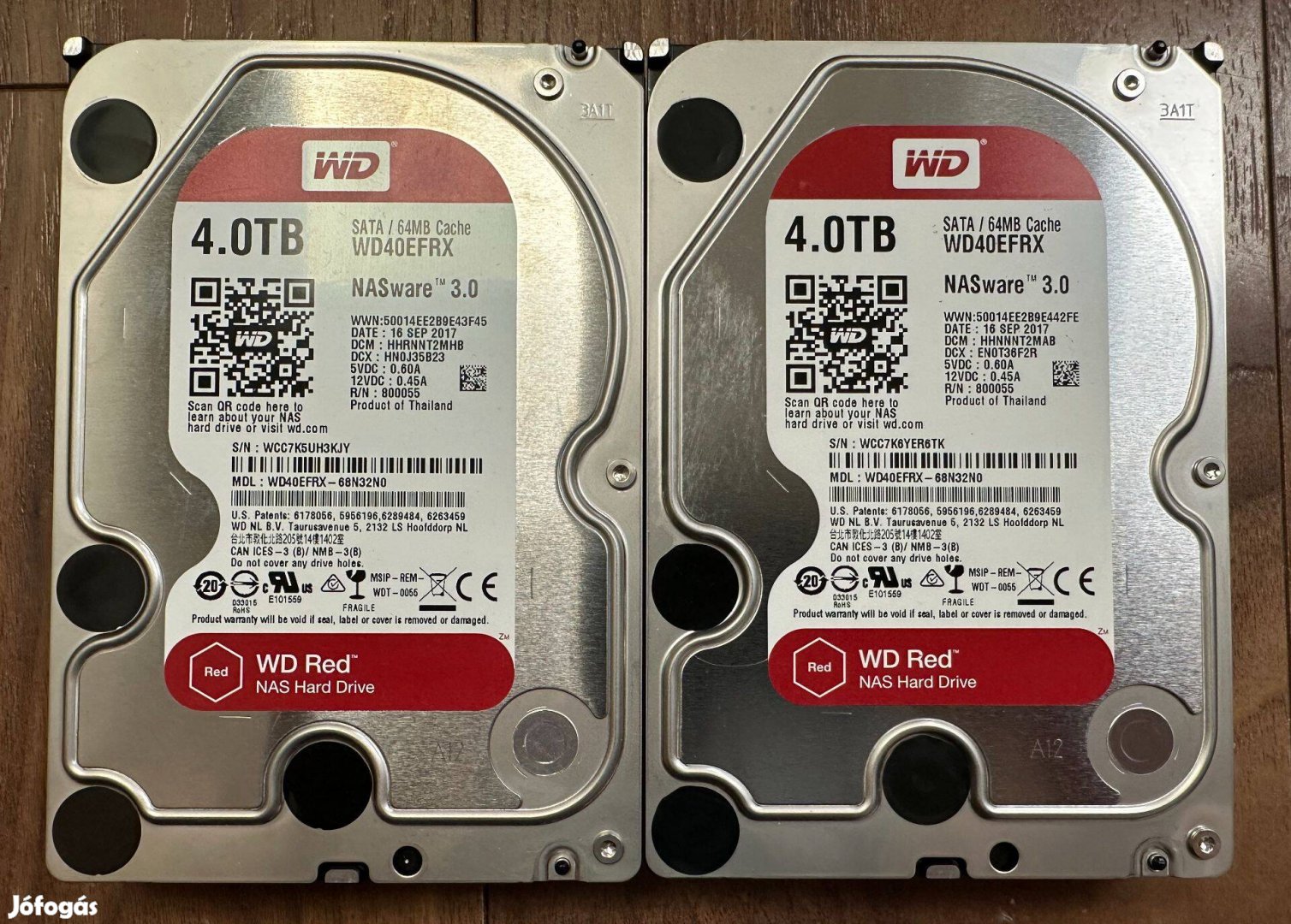 2db WD Red HDD eladó