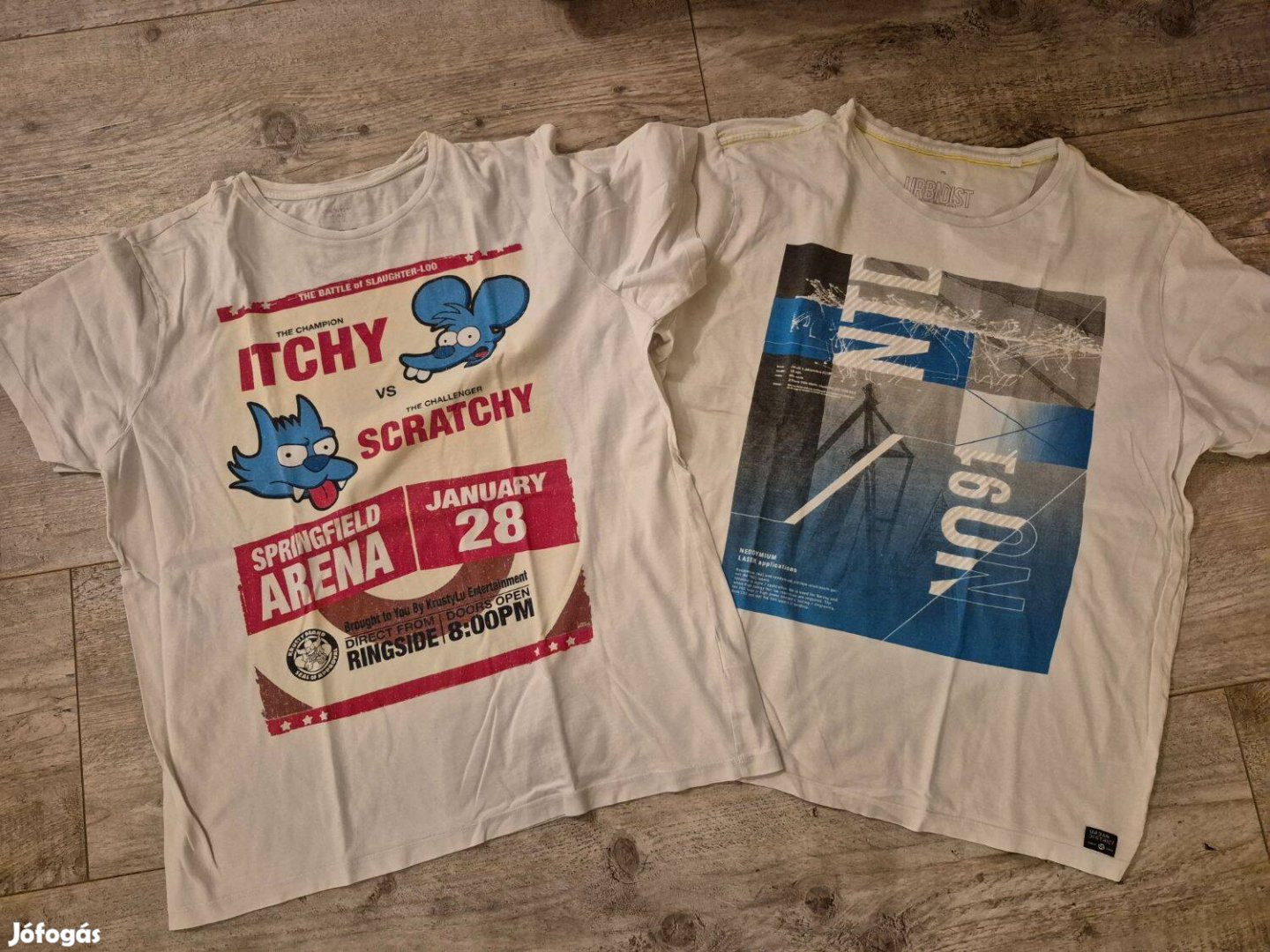 2db XL használt póló együtt 1000Ft