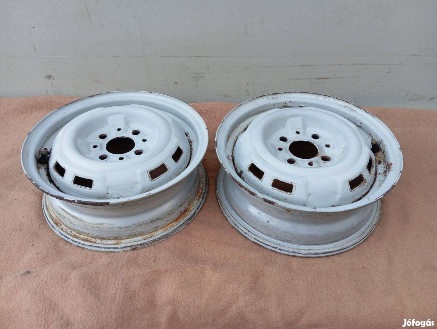 2db Zaztava 13" felni, Lada Fiat 4x98 acélfelni