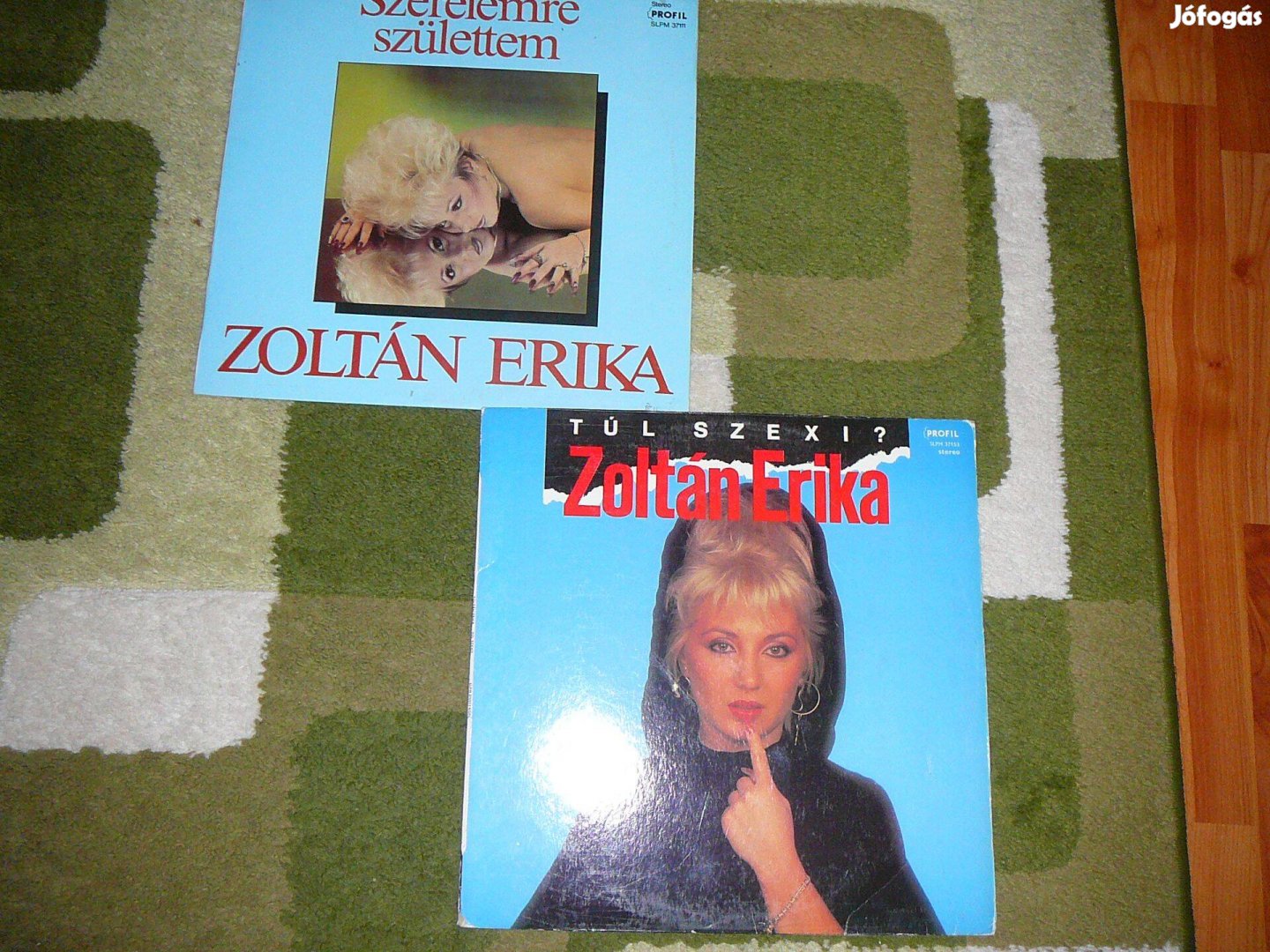 2db Zoltán Erika bakelit nagy lemez eladó