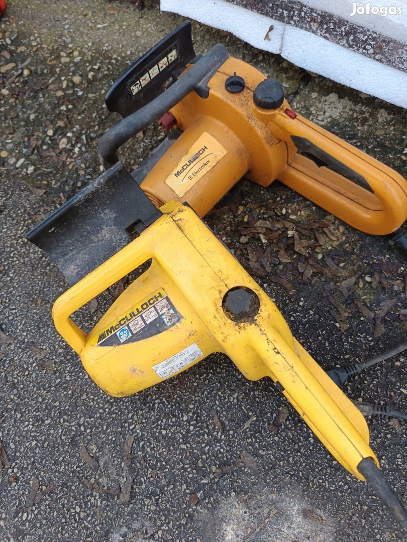 2db elektromos mcculloch láncfűrész Működik Husqvarna