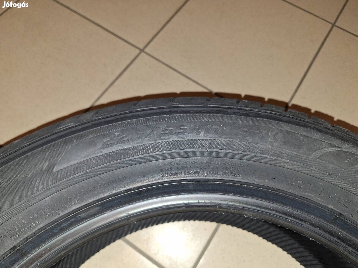 2db gumiabroncs elado. Hankook Optimo K415 225/55 R17 97V