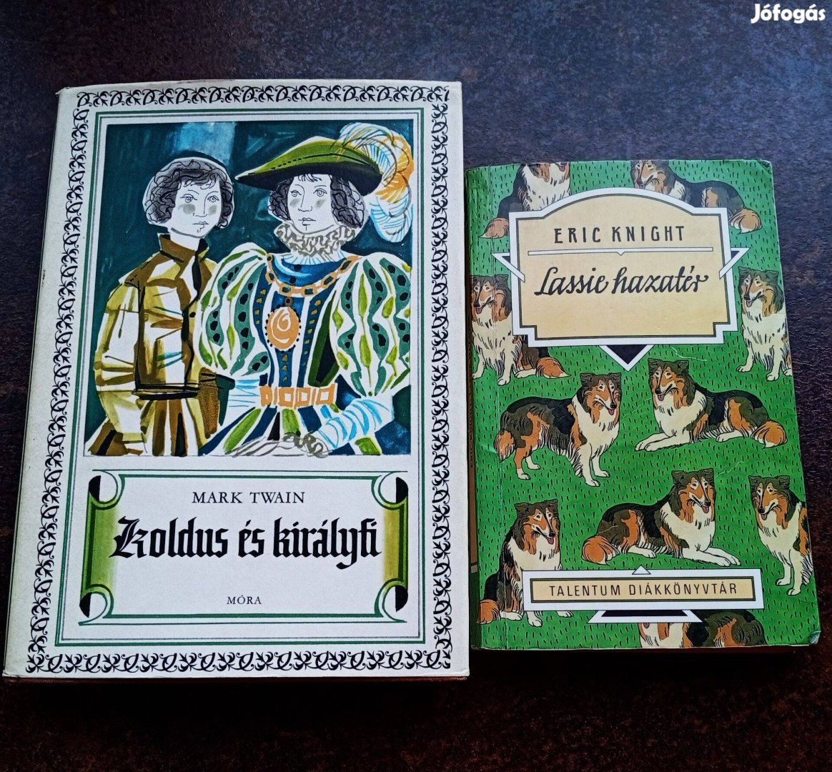 2db klasszikus könyvből álló könyvcsomag gyermekeknek