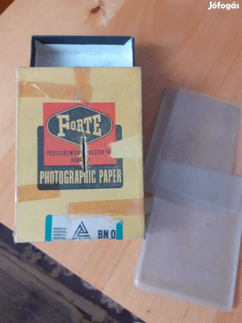 2db régi Forte fotó doboz