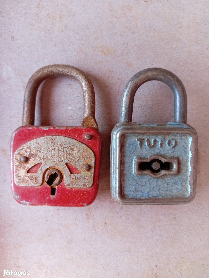 2db régi lakat Tuto Cato