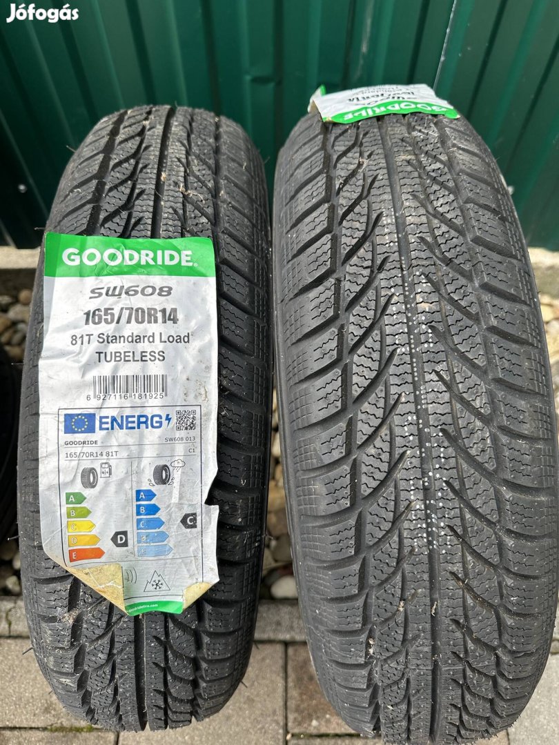 2db új 2022-es 165/70 R14 Goodride téli gumi eladó! DOT2322