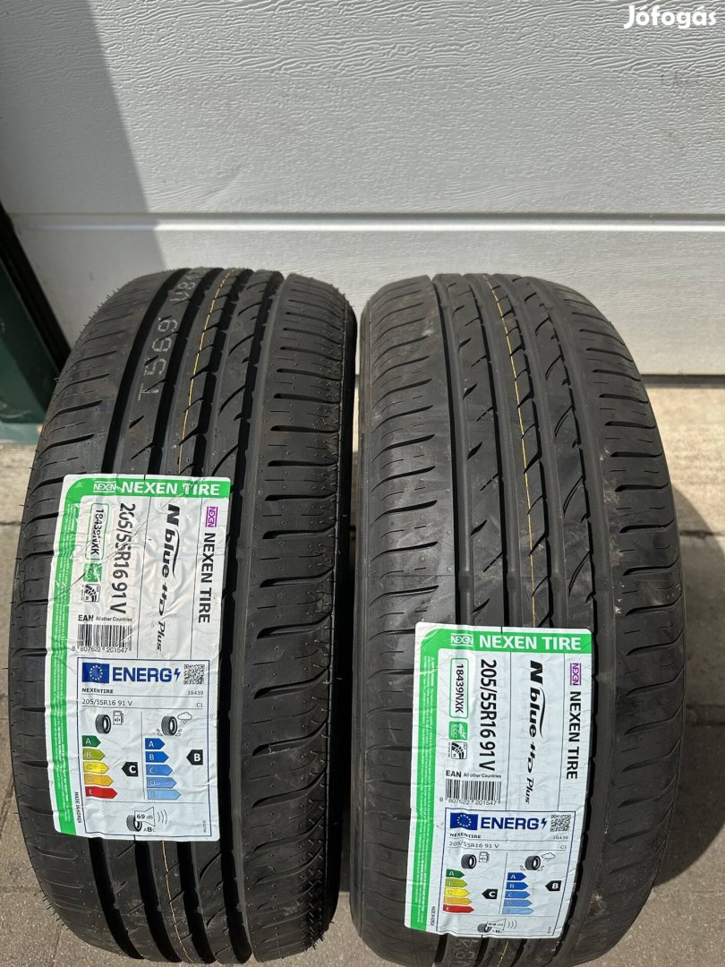 2db új 205/55 R16 Nexen N'Blue HD Plus nyári gumi eladó! DOT4921