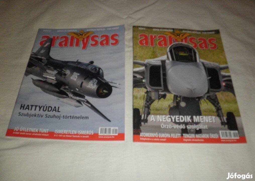 2db ujj dupla számú Aranysas magazinok