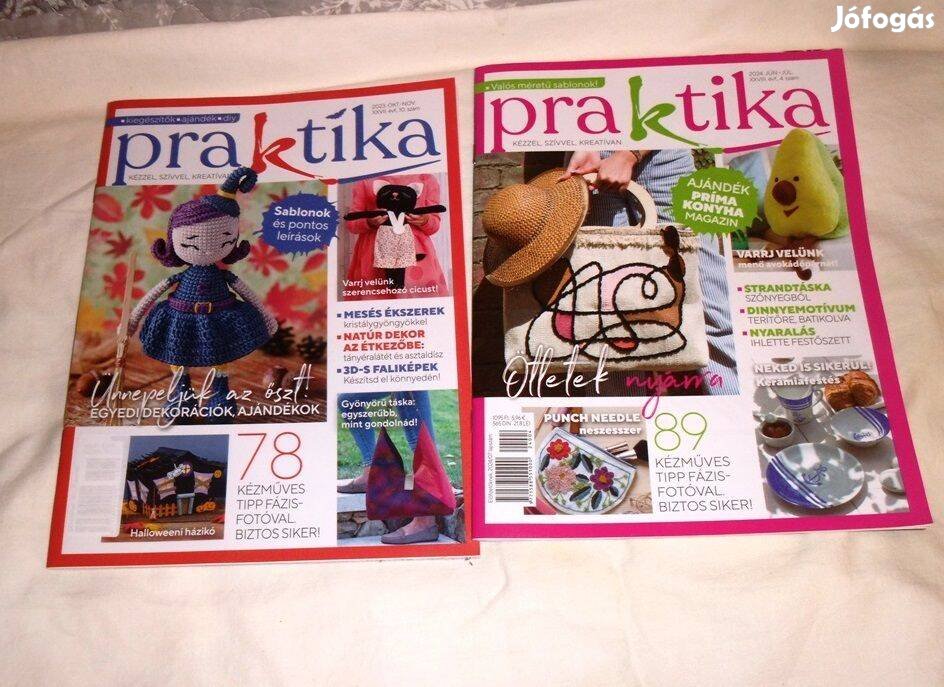 2db vadonat új Praktika magazinok