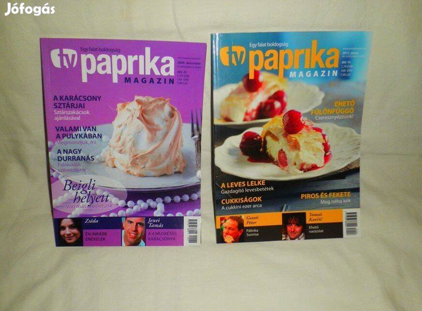 2db vadonat ujj TV Paprika magazinok