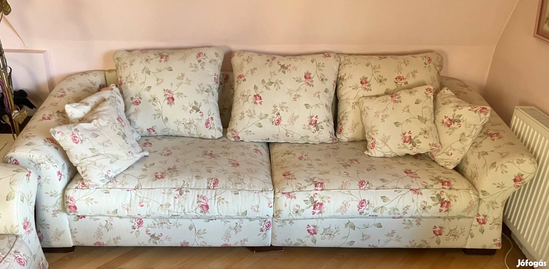 2db virágos kanapé