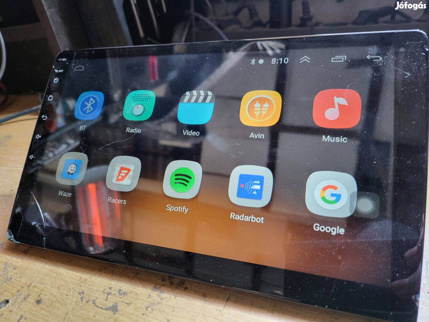 2din 10" fejegység (Android rendszer)