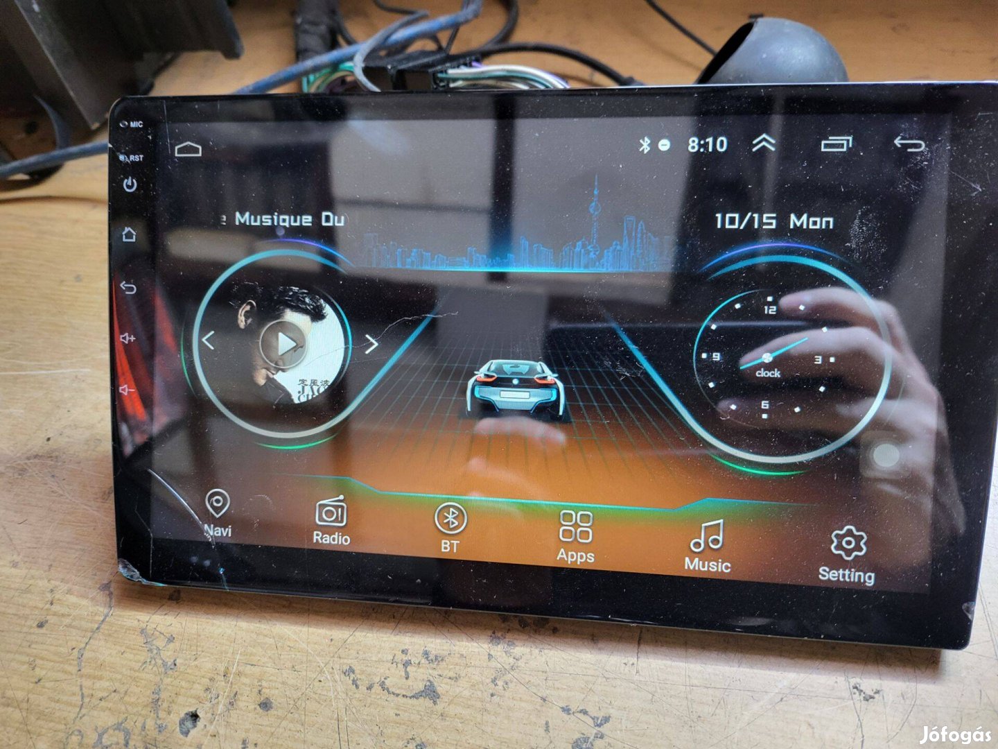 2din 10" fejegység (Android rendszer)