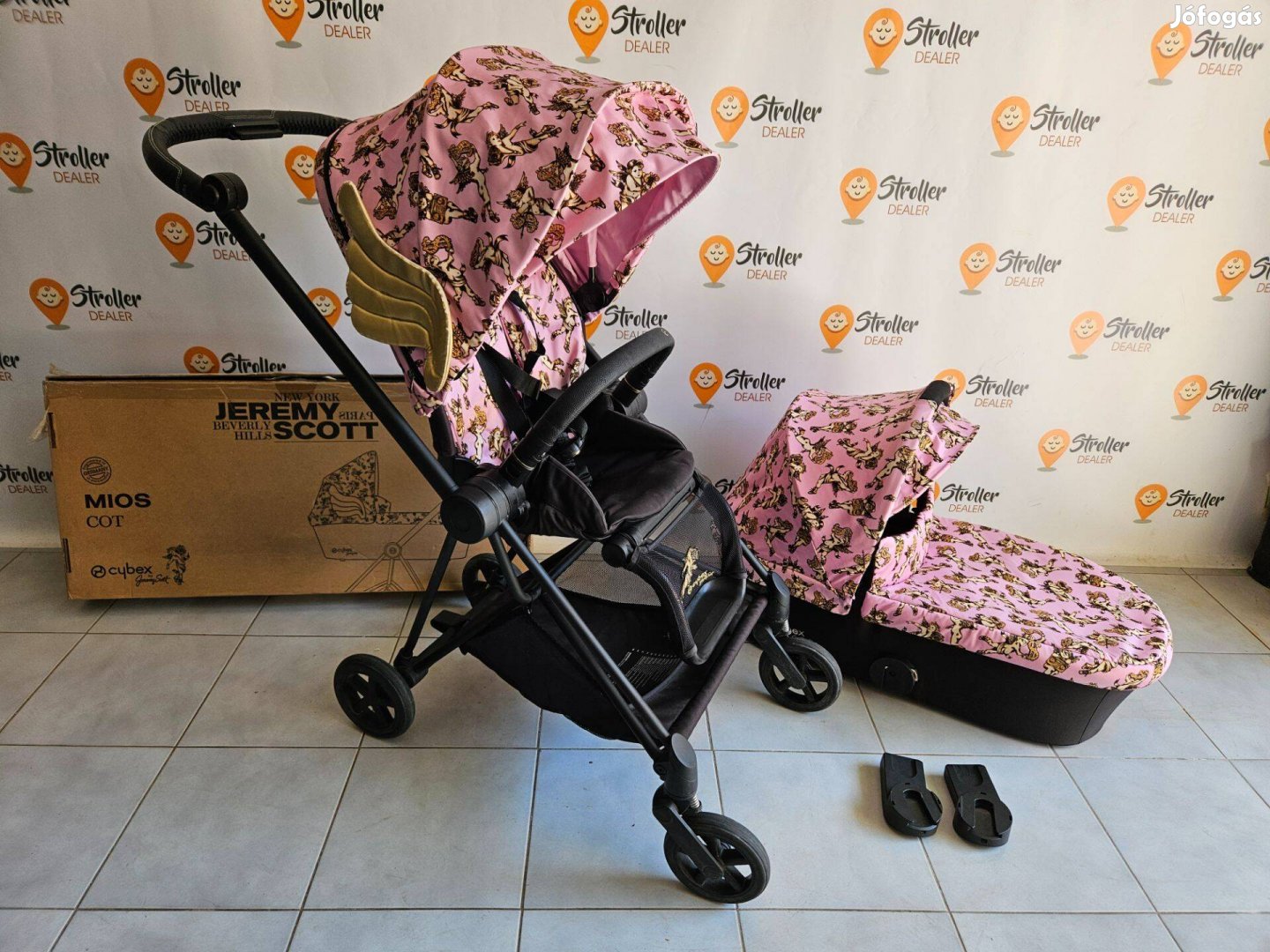 2in1 különleges Cybex Mios babakocsi adapterrel