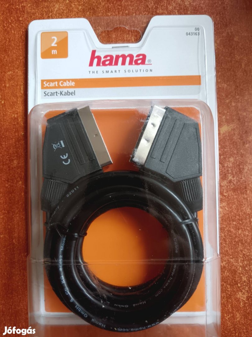 2m Scart kábel új Hama 