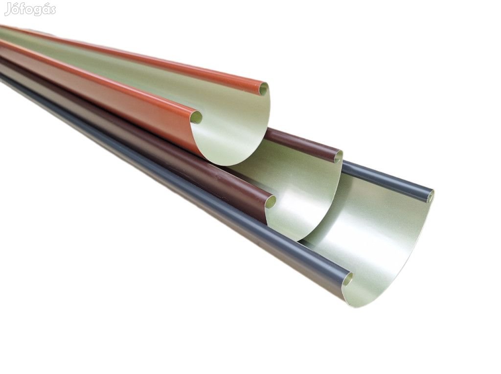 2m-es 25-ös ereszcsatorna többféle színben