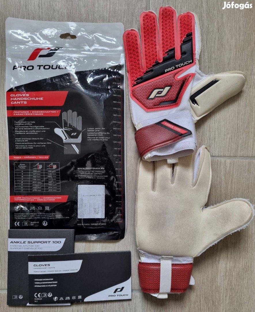 2szer használt Focis kapus kesztyű 6os - Újszerű eredeti