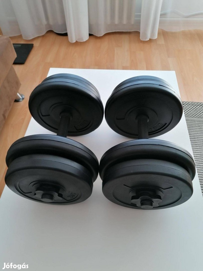 2x10kg súlyzó szett, vadonatúj bontatlan!
