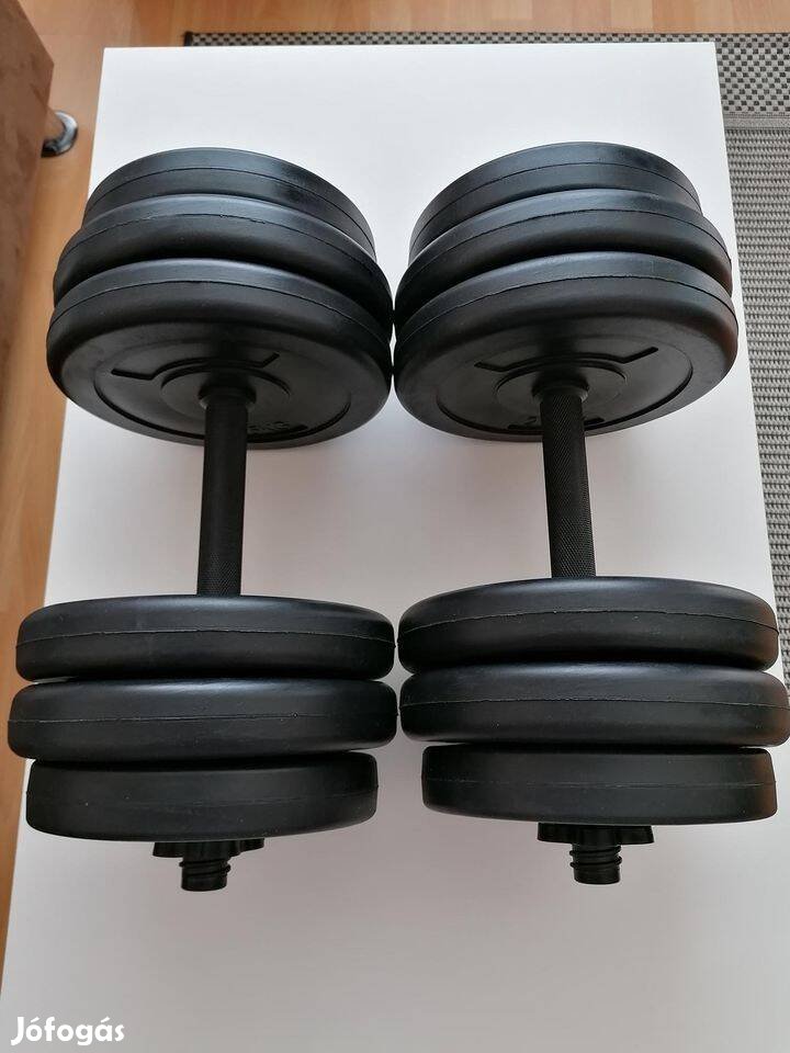 2x15kg kézi Súlyzó, Vadonatúj!