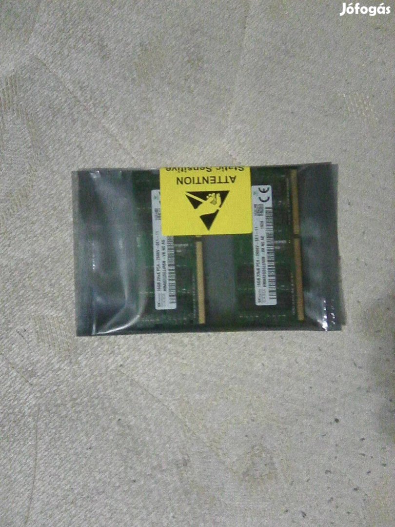 2x16GB DDR4 laptop RAM KIT (Hynix, 2666 Mhz, új) garanciával. Postázom
