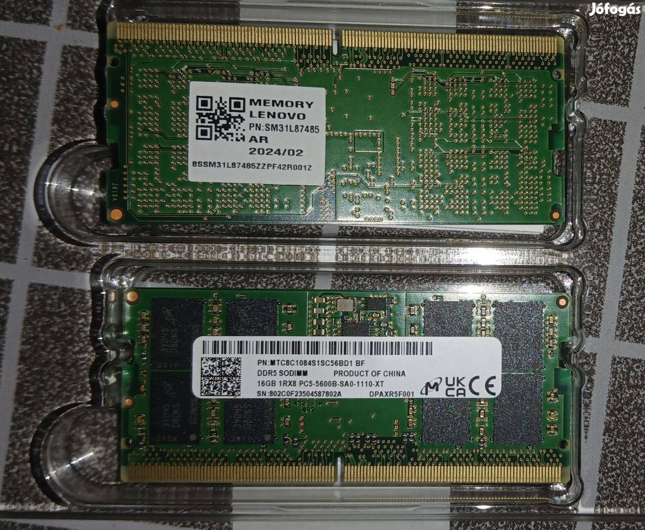 2x16 gb ddr5 sodimm ram