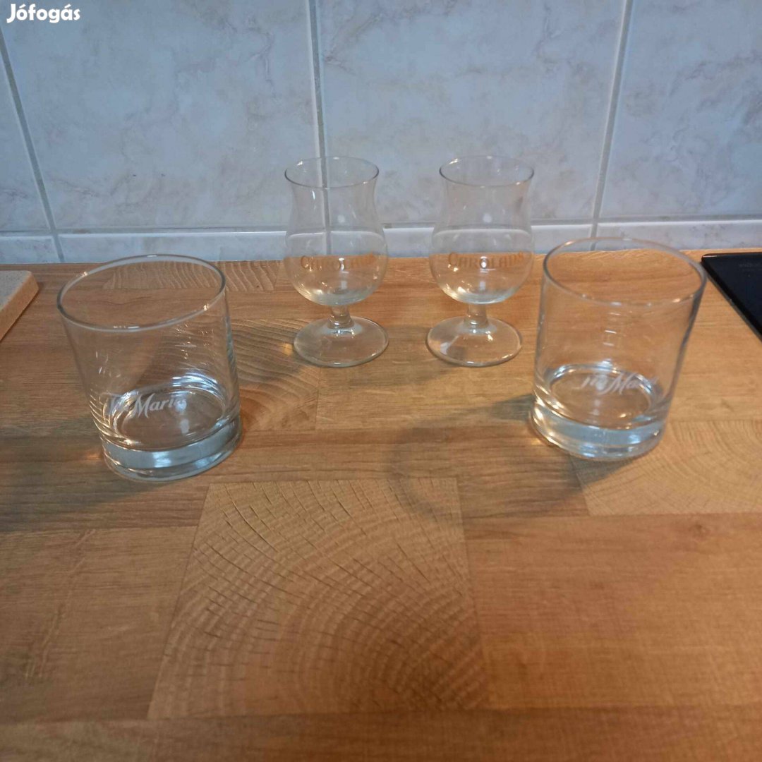 2x2 darabos likőrös és koktélos pohár eladó! Új!