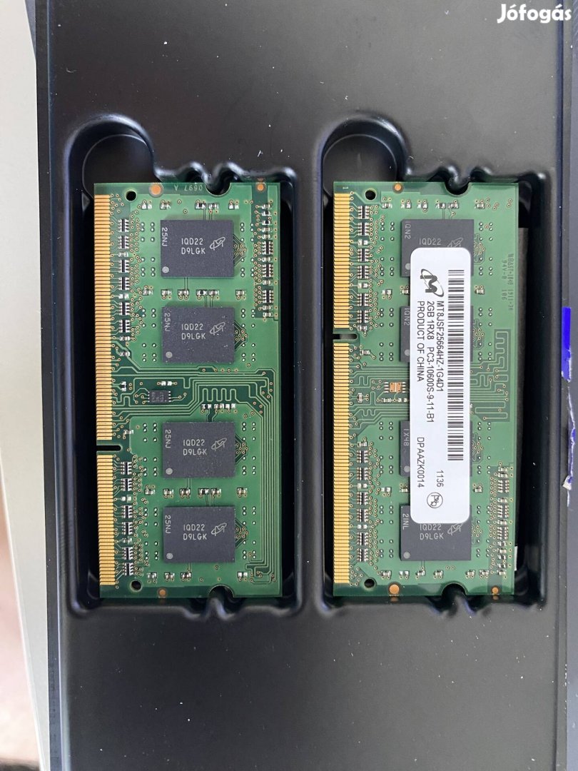2x2 gb DDR3 Sodimm RAM