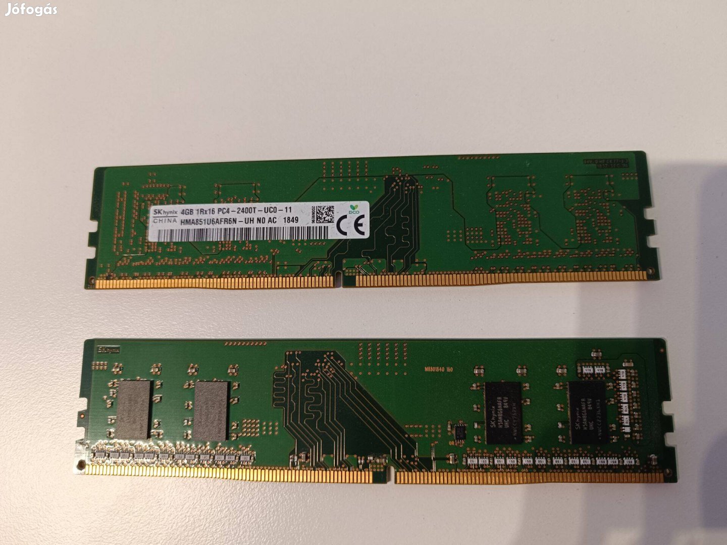 2x4 = 8GB DDR4 RAM memória