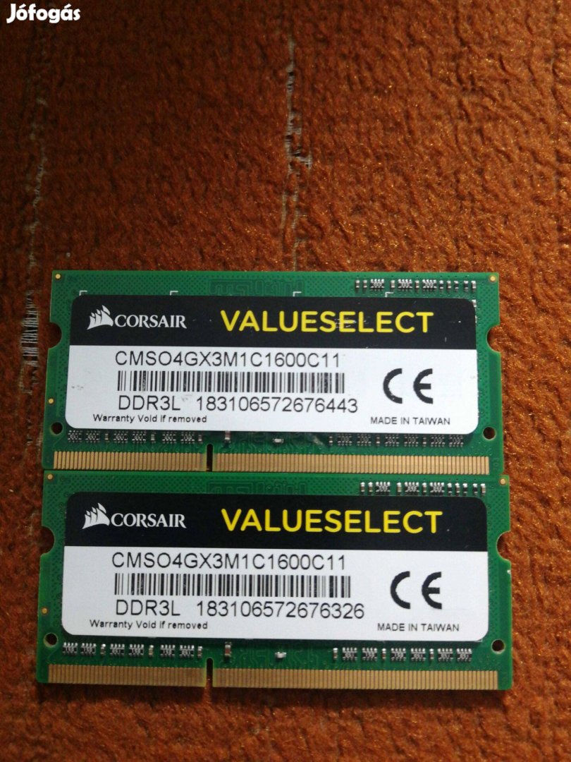 2x4gb ddr3 laptop memoria